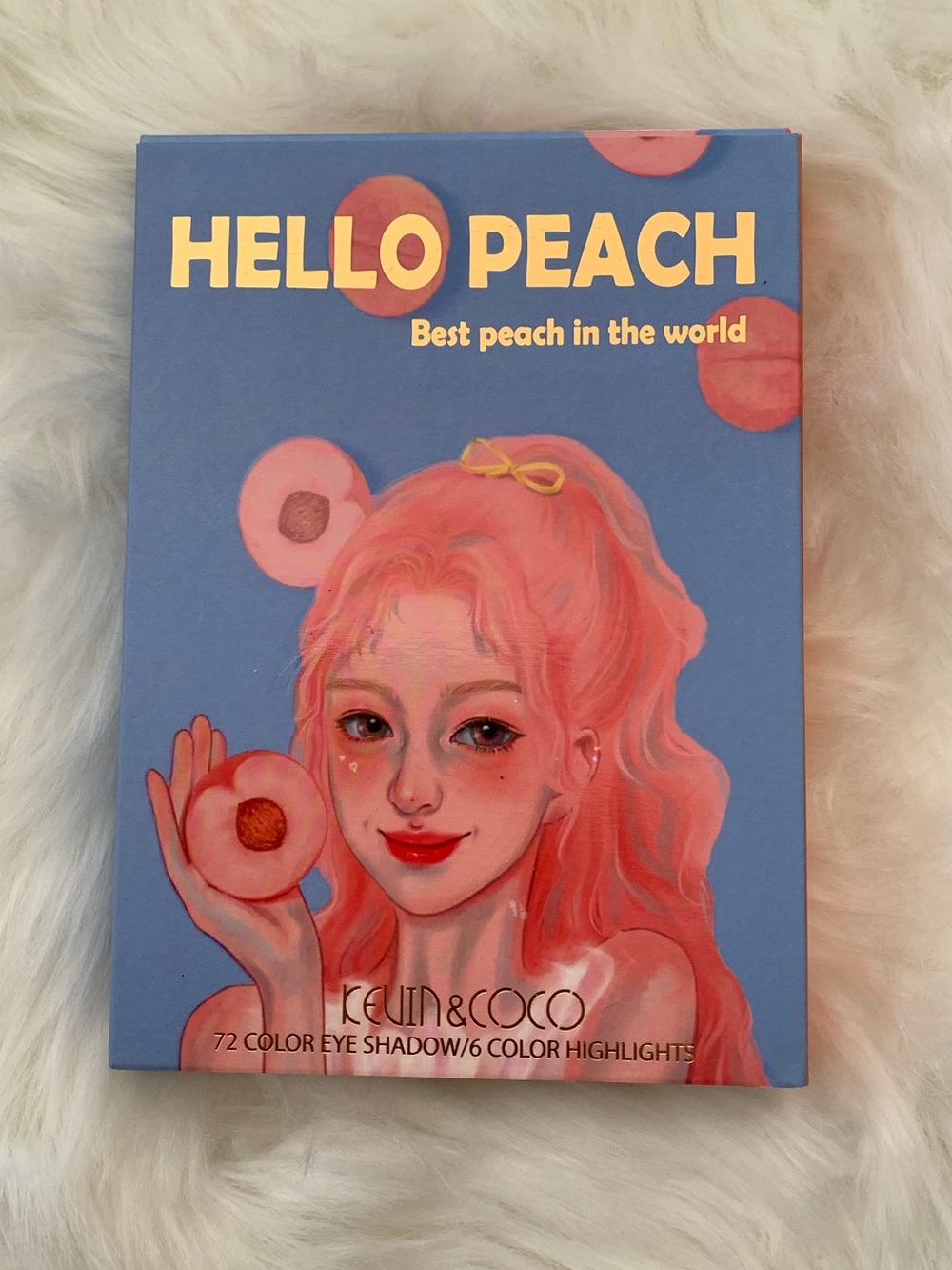 Hello Peach 72-Color Eyeshadow Palette - Peach